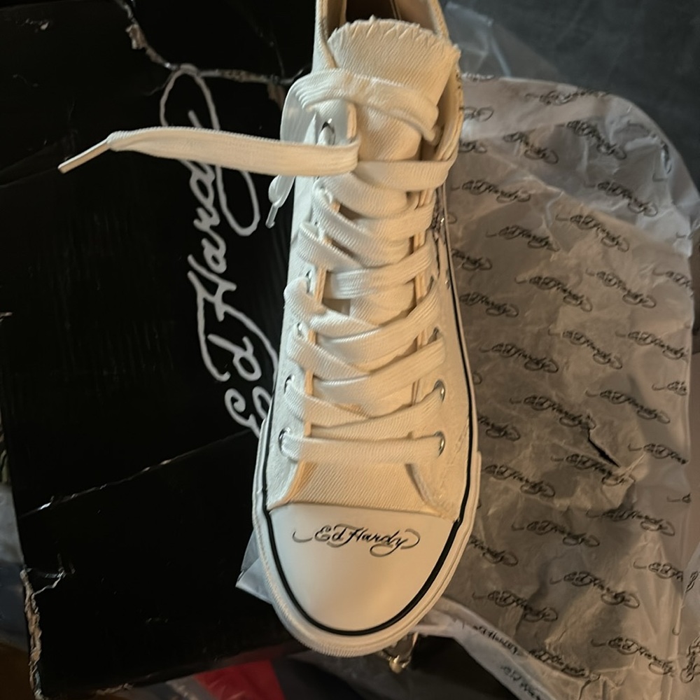 Brand New Ed hardy hightop Sneakers